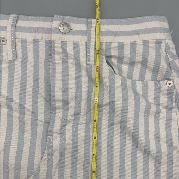 Madewell Striped Denim A-Line Skirt Size 25 EUC (0158) - Picture 7 of 7